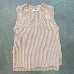 Double Zero Boutique Light Pink Sweater vest